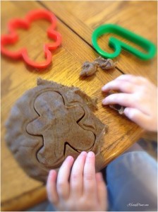 Gingerbread Playdough 2
